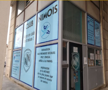 La vitrine du local Nautic Club Nîmois