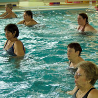 Le sport santé dans la piscine de Nîmes